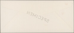 1969, 6¢ envelope, approved color and die proof, with Setelipaino ...