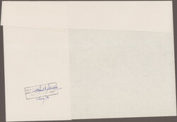 1975, 13¢ airmail envelope approved die proof with vertical and ...