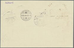 1933, Hungary, Gödöllö Jamboree, three airmail cards 2.+12.+14 ...