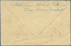 1944, WARSAW UPRISING, Poczta Hacerska, cover bearing blue double ...