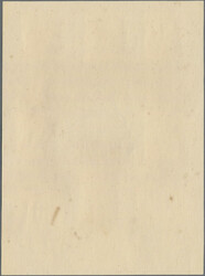 1929, Vorlagekarton der Druckerei "Tipografia Rodia" auf Rhodos, mit ...