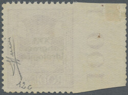 1930, 5 C. lilarosa mit Aufdruck 21. Hydrologenkongress, links ...