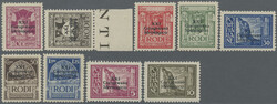 1930, "XXI Congresso Idrologico", complete set of nine values, mint ...