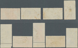 1934 Soccer World Championship: Complete set of 9 (postage and air ...