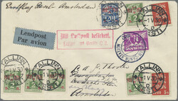 1930, 1 May, First Flight (Return) Reval-Berlin-Amsterdam, cover from ...