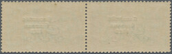 1927, Saorstát Composite Setting, 10s. grey-blue, horizontal pair ...