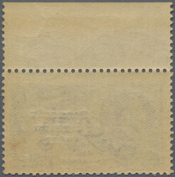 1935, Saorstát Re-Engraved 10s. indigo, top marginal copy with faint ...