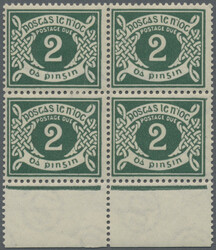 1925, Cypher 2d. deep green, inverted watermark, bottom marginal ...