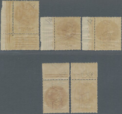 1919, UNISSUED stamps for Julian Venetia, showing a medaillon with ...