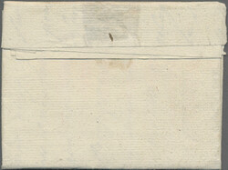 1758, "FLAMISOUL", Einzeiler auf mit 4 Sols taxiertem vollständigem ...