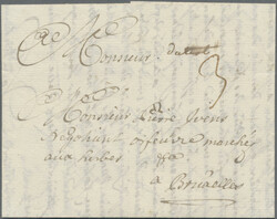 1762, "ATTERT" d'attert handschriftlich mit Taxe 3 Sols nebengesetzt ...