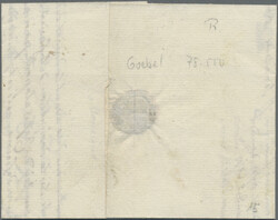 1762, "ATTERT" d'attert handschriftlich mit Taxe 3 Sols nebengesetzt ...