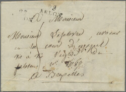 1806, 98 ARLON, Departement-Stempel auf vollständigem Brief nach ...