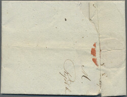 1817, LUXEMBOURG, aptierter franz. Stempel mit entfernter 98, ...