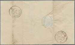 1843/49, CLERVAUX, Fingerhutstempel Typ 18 auf Brief nach Diekirch ...