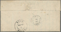 1843/52, DIEKIRCH, vier Briefe mit unterschiedlichen ...