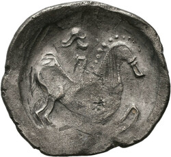 Dacia, Ar-Tetradrachme, 1. Jhd. v. Chr., stilisierter ...