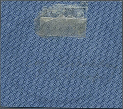 1901, 10 Pf. Reichspost mit steilem Aufdruck lilarot, hellzinnober ...