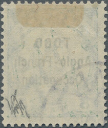 1914, 5 Pfg. dunkelgrün mit Aufdruck 'TOGO | Anglo-French | ...