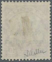 1915, 10 Pf Kaiseryacht mit Wasserzeichen, mit Aufdruck "TOGO ...