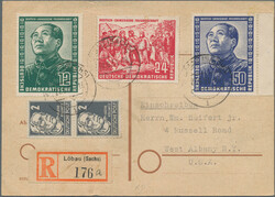 1951, Deutsch-Chinesische Freundschaft, kompletter Satz mit ...