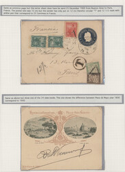 1898/1903, LETTERSHEETS LIBERTY HEAD, collection of apprx. 260 used ...