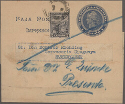 1902/1917, WRAPPERS design "Liberty Head", "San Martin" and ...