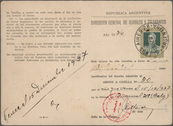 1931/1960 (ca.), POST OFFICE BOX RENTALS, collection of 42 unused and ...