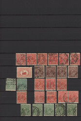 1900/2000 (ca.), mainly used balance in three stockbooks from some ...