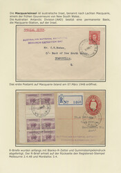 1947/2018, Australian Research Stations, collection of 74 entires ...