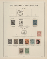 1853/1937, mainly used collection on album pages from 1853-1855 3d. ...