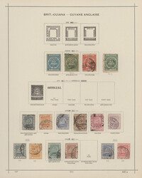 1853/1937, mainly used collection on album pages from 1853-1855 3d. ...