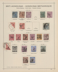 1866/1938, used collection on album pages form QV, also three bisects ...