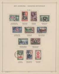1866/1938, used collection on album pages form QV, also three bisects ...