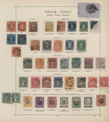 1853/1940, used collection on album pages from Colon heads incl. two ...