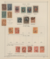1853/1940, used collection on album pages from Colon heads incl. two ...