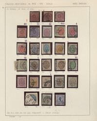 1856/1903, used and mint collection from 1856 3c. deep carmine mint ...