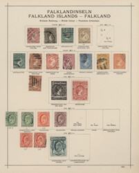 1876/1940, mainly used collection on album pages, comprising an ...