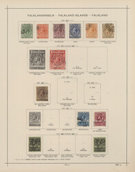 1876/1940, mainly used collection on album pages, comprising an ...