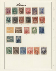 1860/1896 (ca.), used and unused collection of 49 stamps on album ...