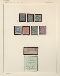 1870/1900 (ca.), used and unused collection of Antioquia, Bolivar ...