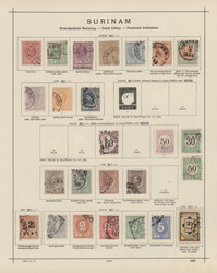 1873/1938, used collection on album pages from early issues, also ...