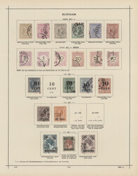 1873/1938, used collection on album pages from early issues, also ...