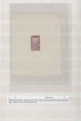 1906/1949, collection of 22 EPREUVES, e.g. Parcel stamps 1st issue ...