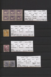 1869/1937, assortment of individually prices stamps, comprising e.g. ...