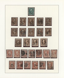 1873/1884, used and unused collection of 83 stamps (incl. some ...