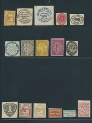 1870/90 (ca), fine collection of ca 105 different (mostly unused) ...