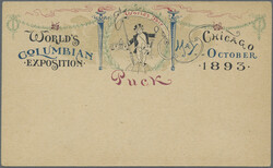 1893, World's Columbian Exposition, lot of 14 different pictorial ...