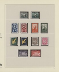 1951-97 Mint collection plus part collections in four binders, some ...