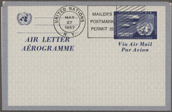 1958/1968, assortment of apprx. 192 unused and used airlettersheets. ...